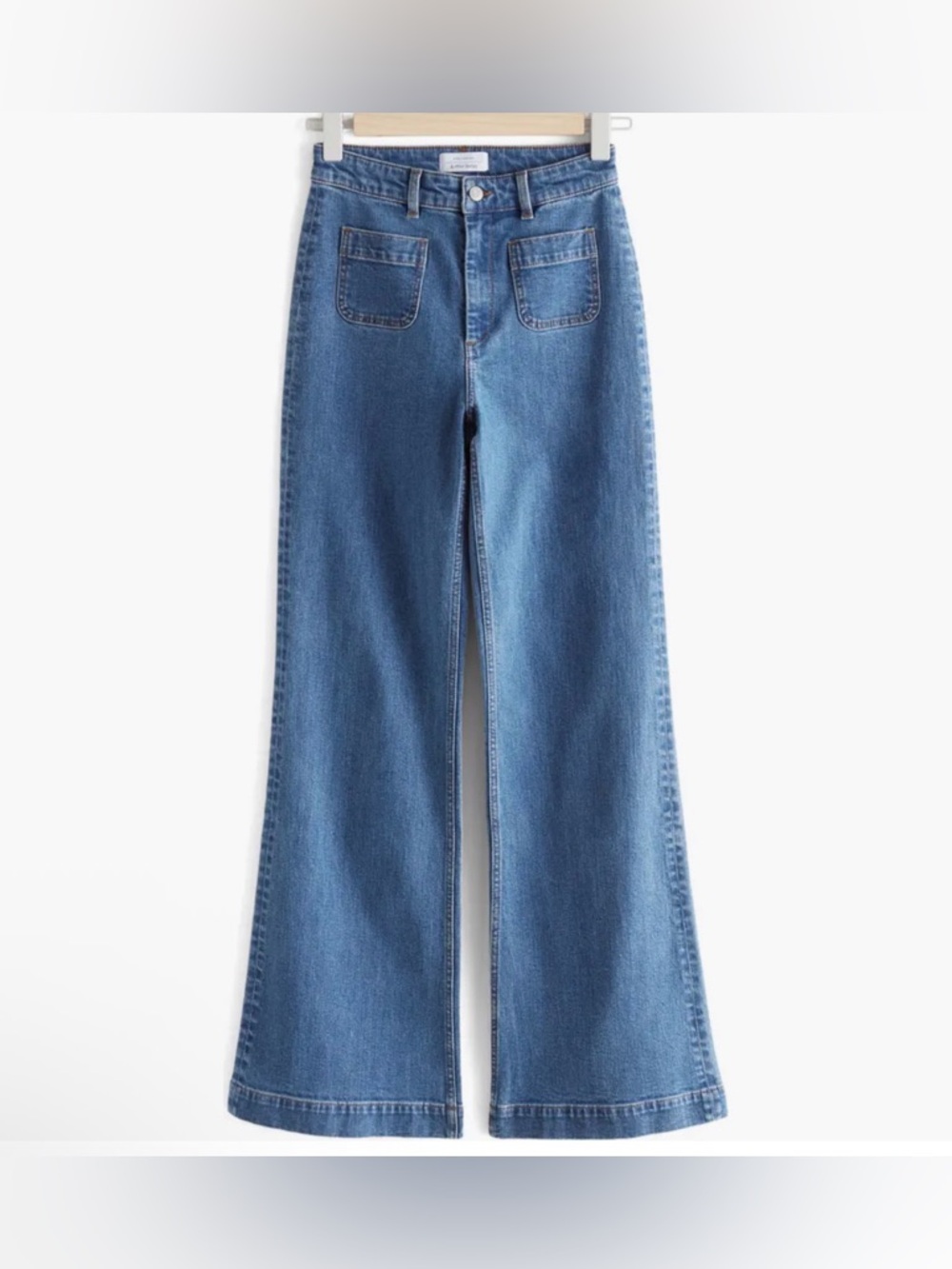 & Other Stories Blue Flare Jeans